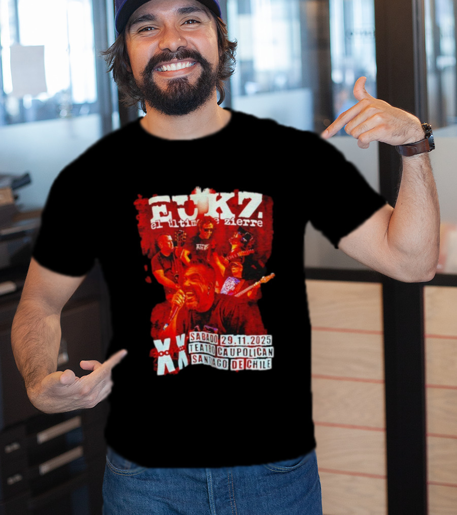 El Último Ke Zierre Santiago Chile Concert Teatro Caupolicán 29.11.2025 T-Shirt