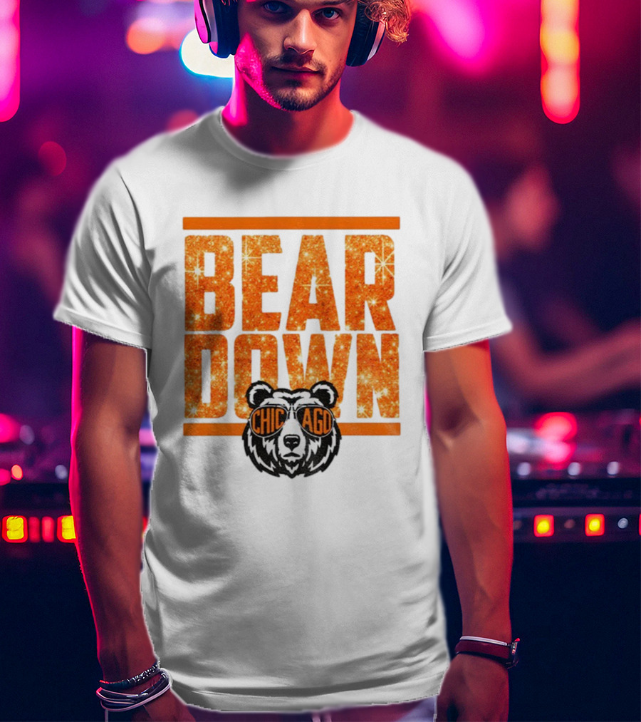Bear Down Chicago Bears Mascot NFL Football Good Better Best T-Shirt