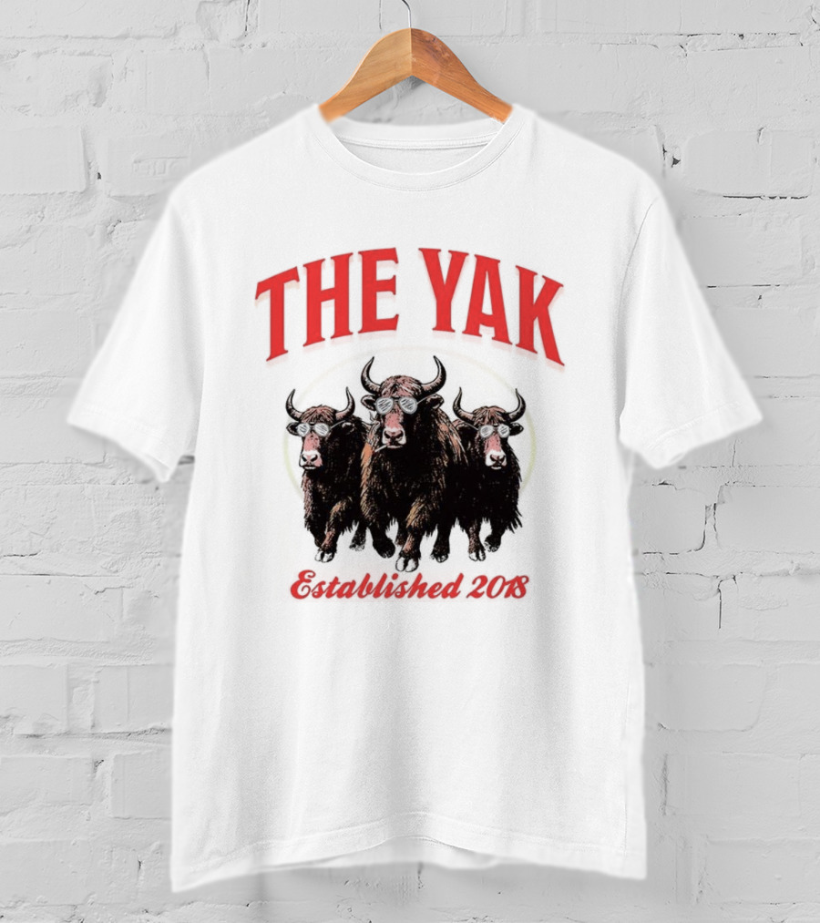 The Yak Established 2018 Bulls Podcast Dave Portnoy T-Shirt
