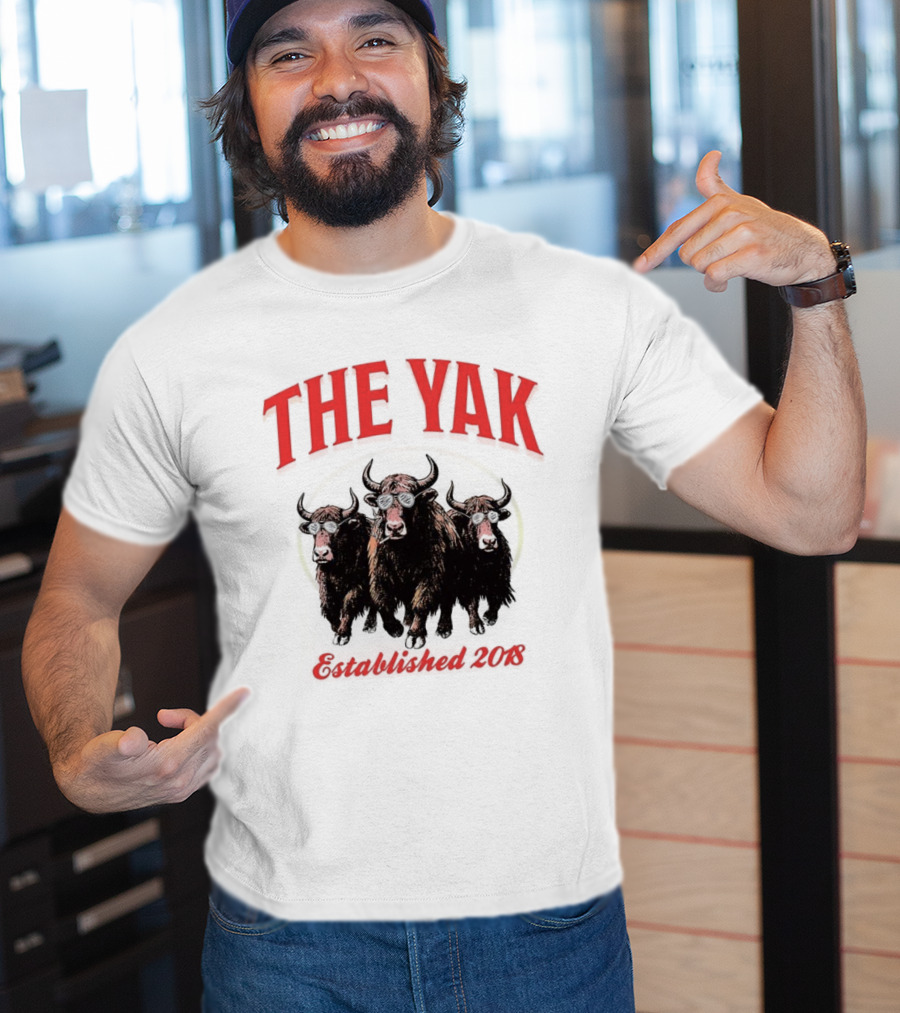 The Yak Established 2018 Bulls Podcast Dave Portnoy T-Shirt