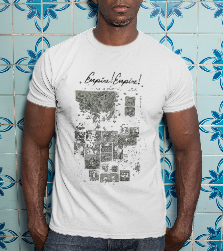 Empire Empire I Was A Lonely Estate Cat Retro Comic Collage T-Shirt