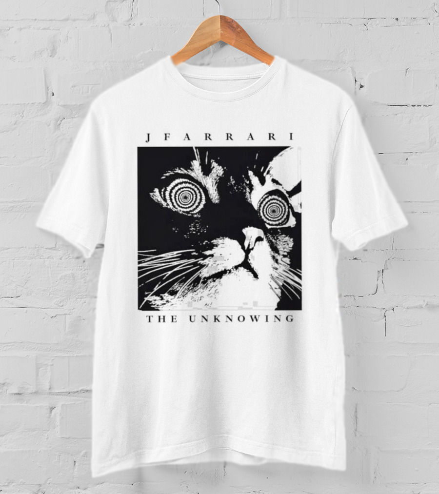 Jfarrari The Unknowing Cat Hypnotic Stare T-Shirt