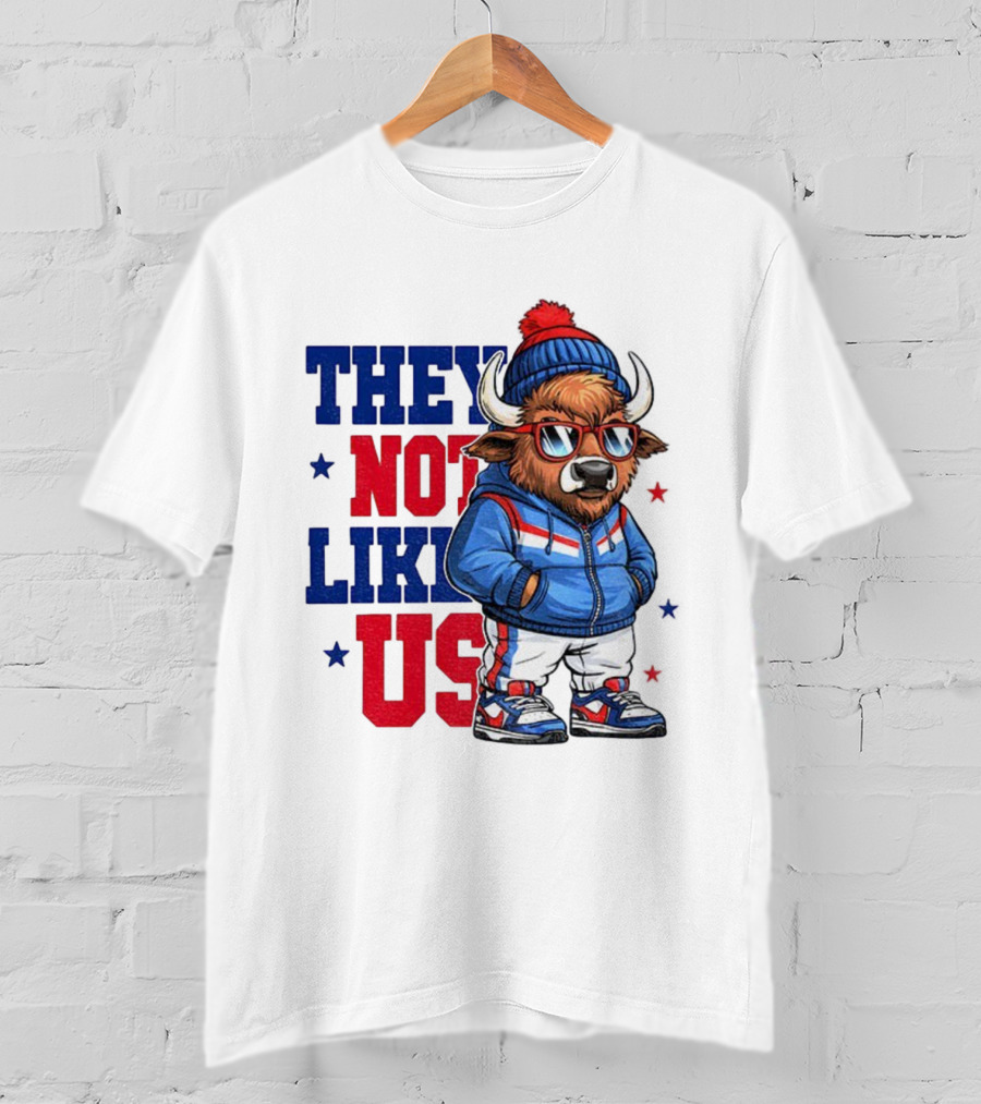 They Not Like Us Buffalo Bills Touchdown 2025 Football NFL T-Shirt