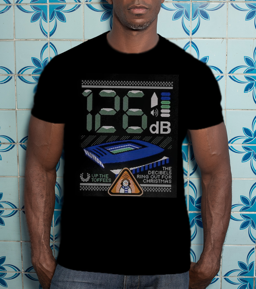126 Decibels Ring Out This Christmas Stadium Scene T-Shirt