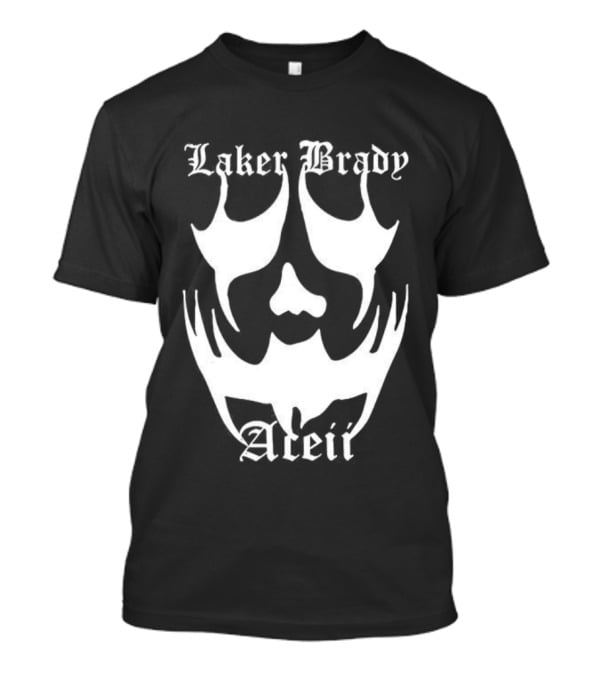 Laker Brady Aceii Gothic Skull Mask T-Shirt