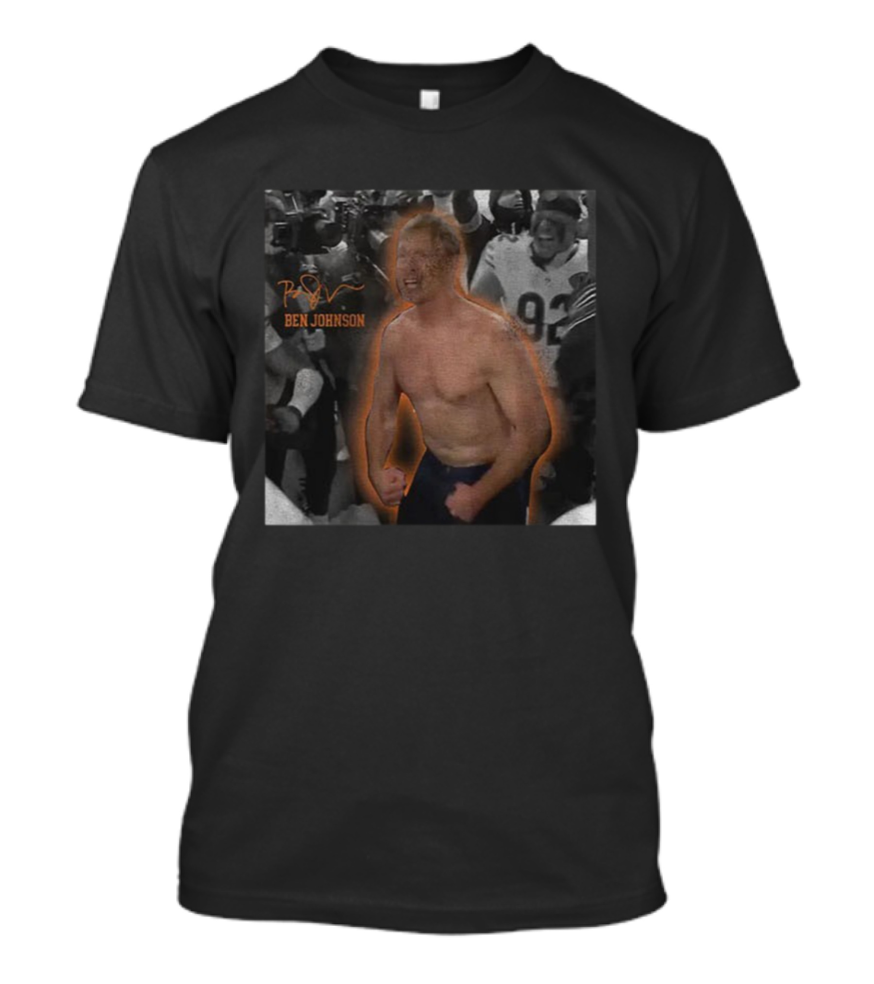 Ben Johnson Chicago Football Bears Signature Celebration T-Shirt