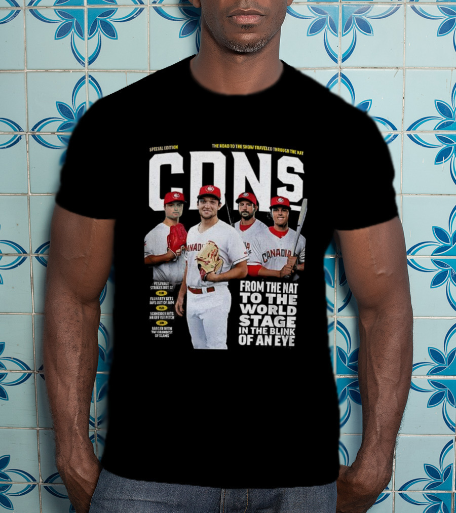 Vancouver Canadians CDN Baseball Journey From The Nat To The World Stage T-Shirt