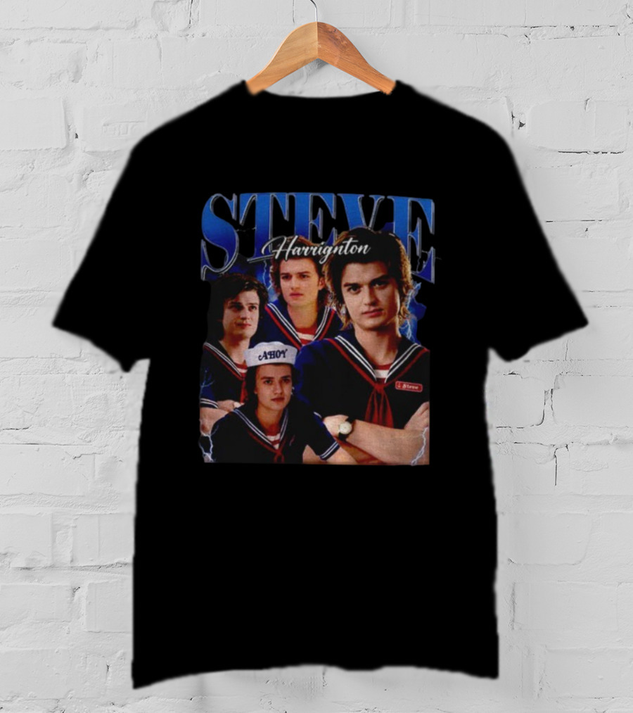 Steve Harrington Vintage Bootleg AHoy 2025 Stranger Things T-Shirt
