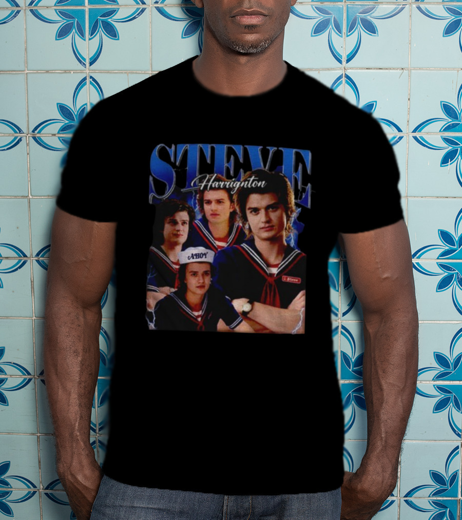 Steve Harrington Vintage Bootleg AHoy 2025 Stranger Things T-Shirt