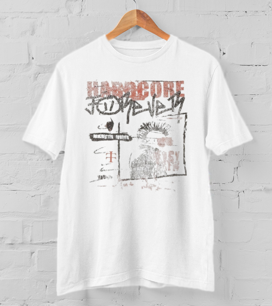 Hardcore Teletech Forever Manchester Street Style T-Shirt