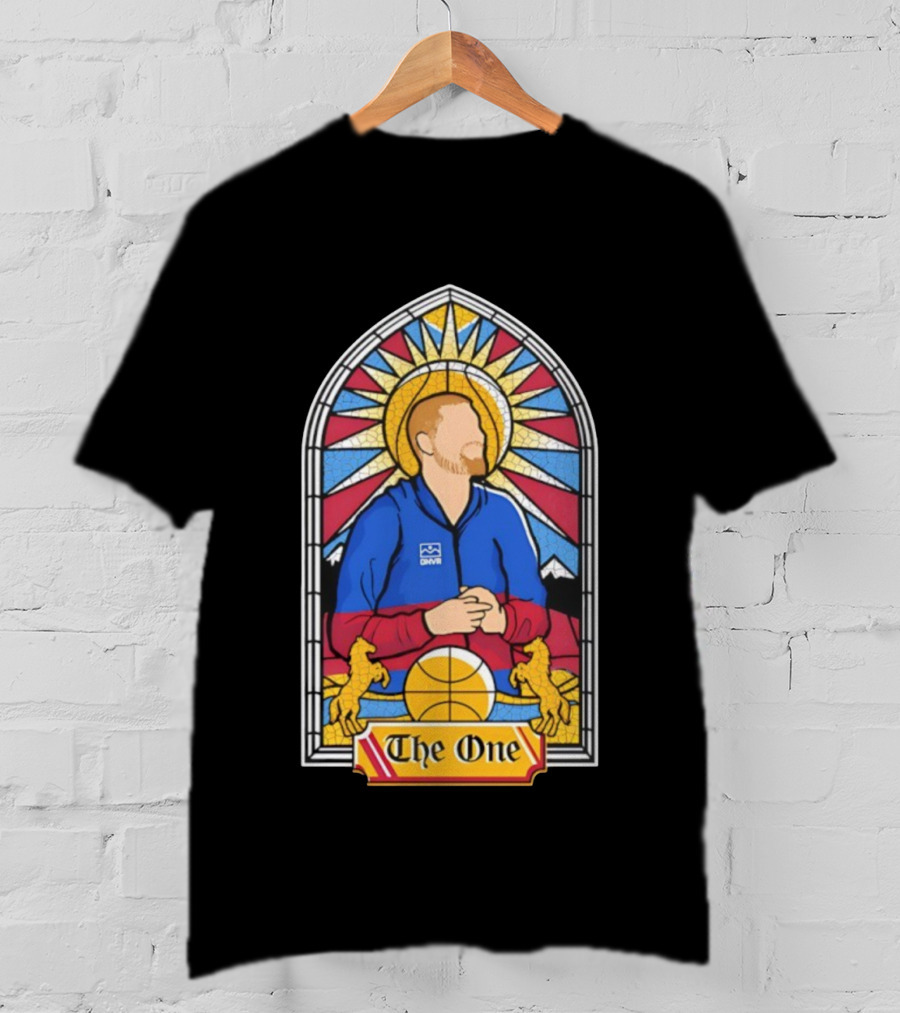 Nikola Jokić The One DMVR Denver Nuggets Basketball Artwork T-Shirt