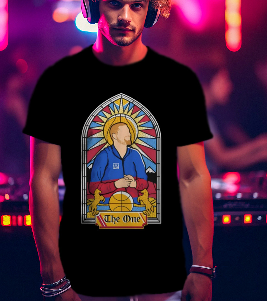 Nikola Jokić The One DMVR Denver Nuggets Basketball Artwork T-Shirt
