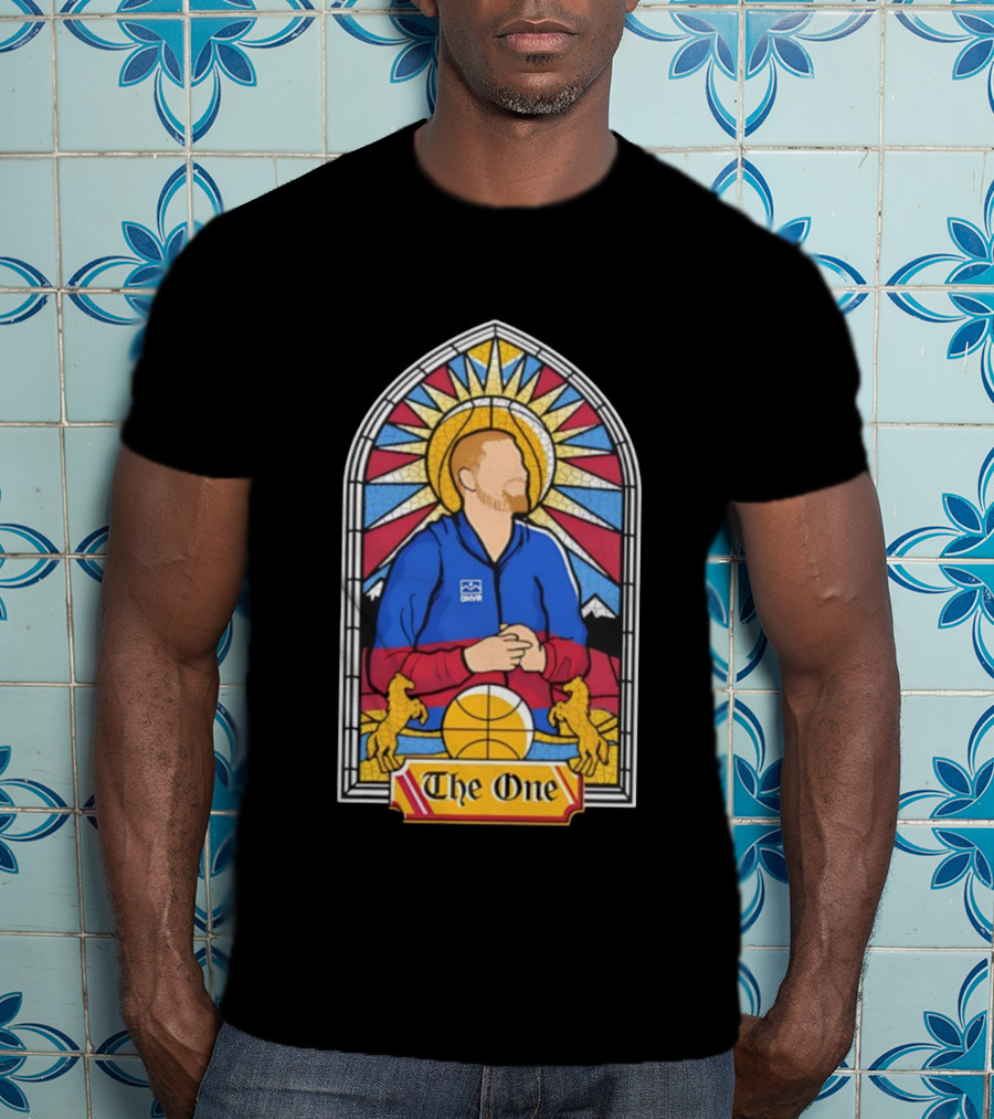 Nikola Jokić The One DMVR Denver Nuggets Basketball Artwork T-Shirt