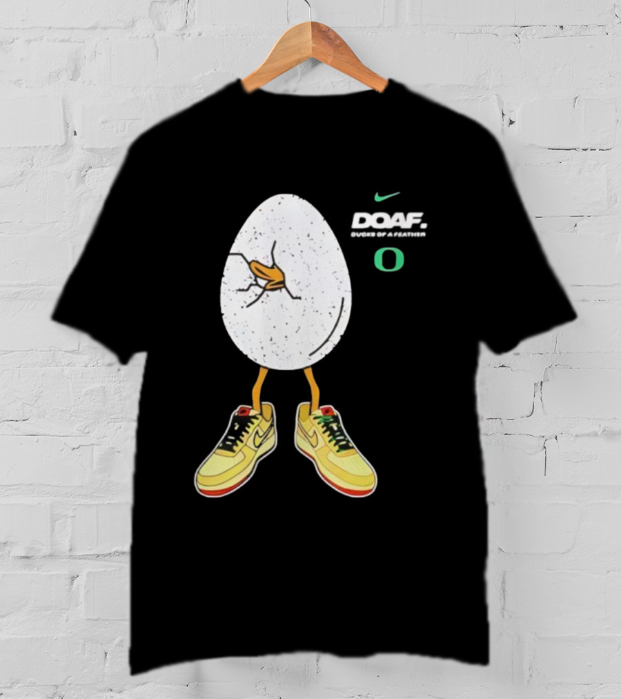 Oregon Football Duck Nike Egg Sneaker Design T-Shirt