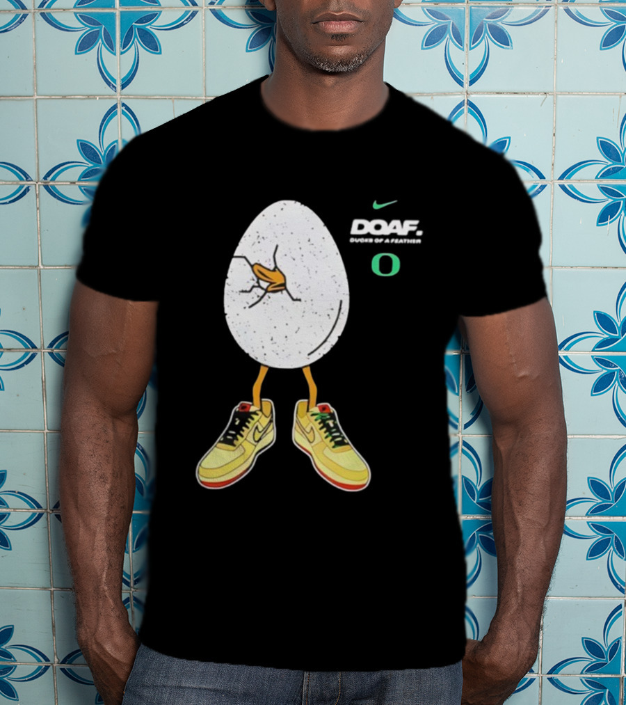 Oregon Football Duck Nike Egg Sneaker Design T-Shirt