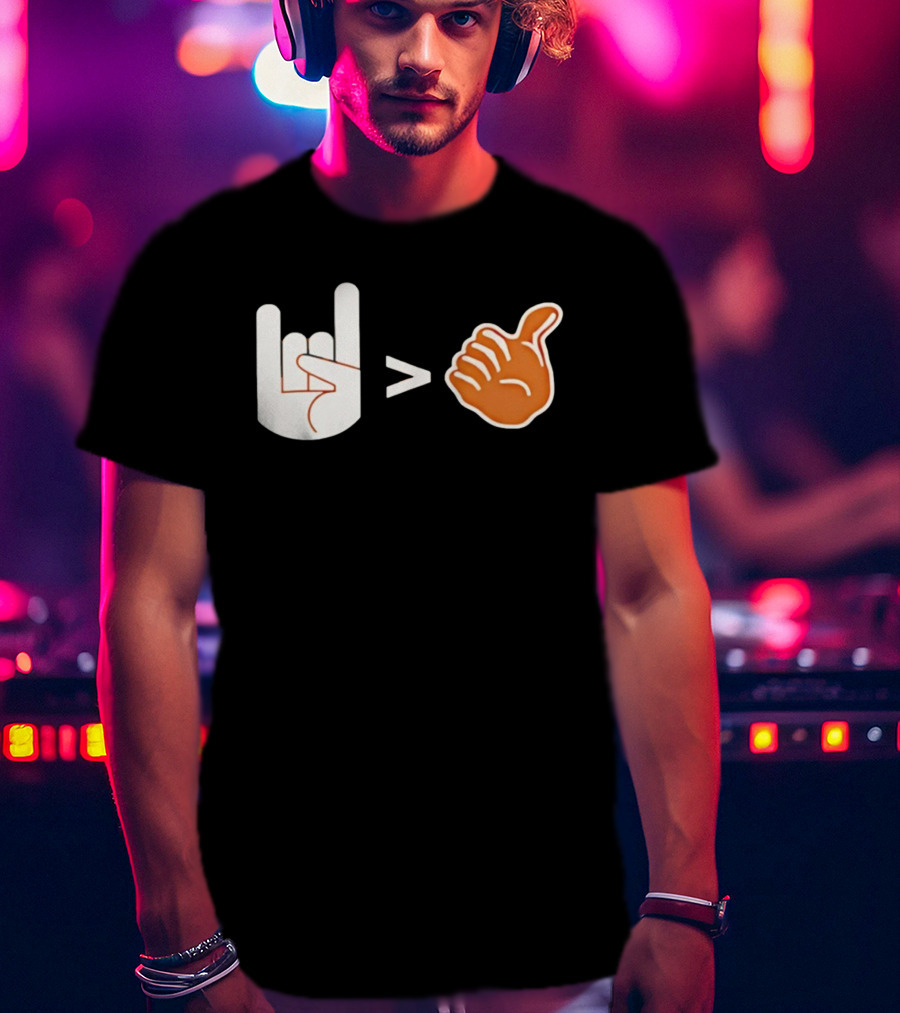 Texas Longhorns Hook ’em Hand Gesture Greater Thumbs Up Symbol 2025 T-Shirt