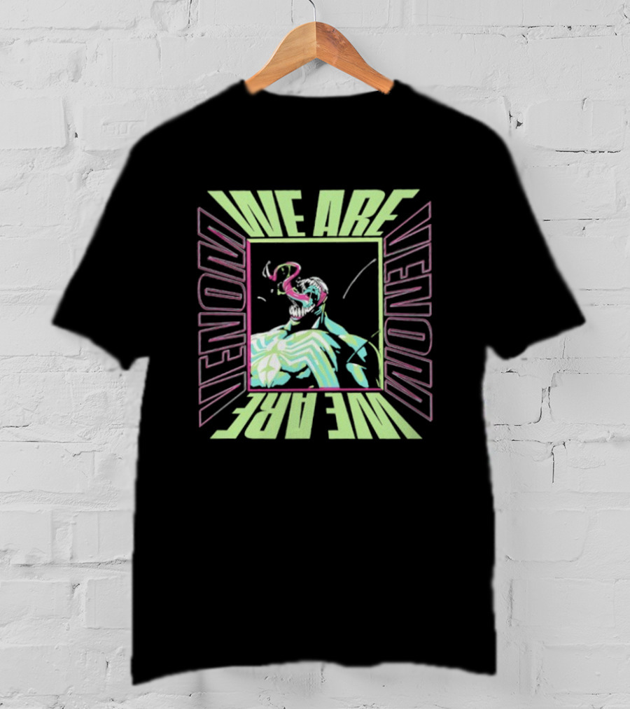 We Are Venom Marvel Comic Character Art T-Shirt