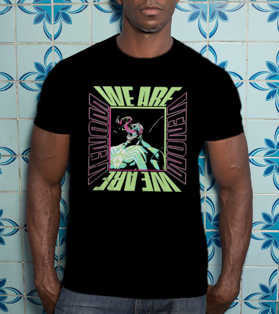 We Are Venom Marvel Comic Character Art T-Shirt