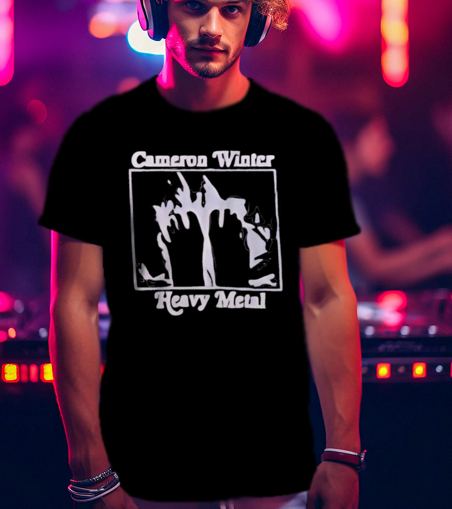 Cameron Winter Heavy Metal Hands Graphic T-Shirt