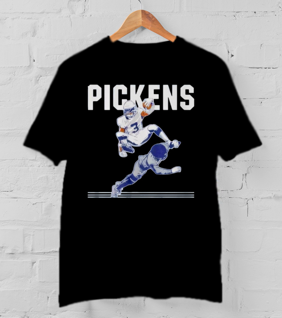 Pickens Hurdle Dallas Football Player Graphic T-Shirt