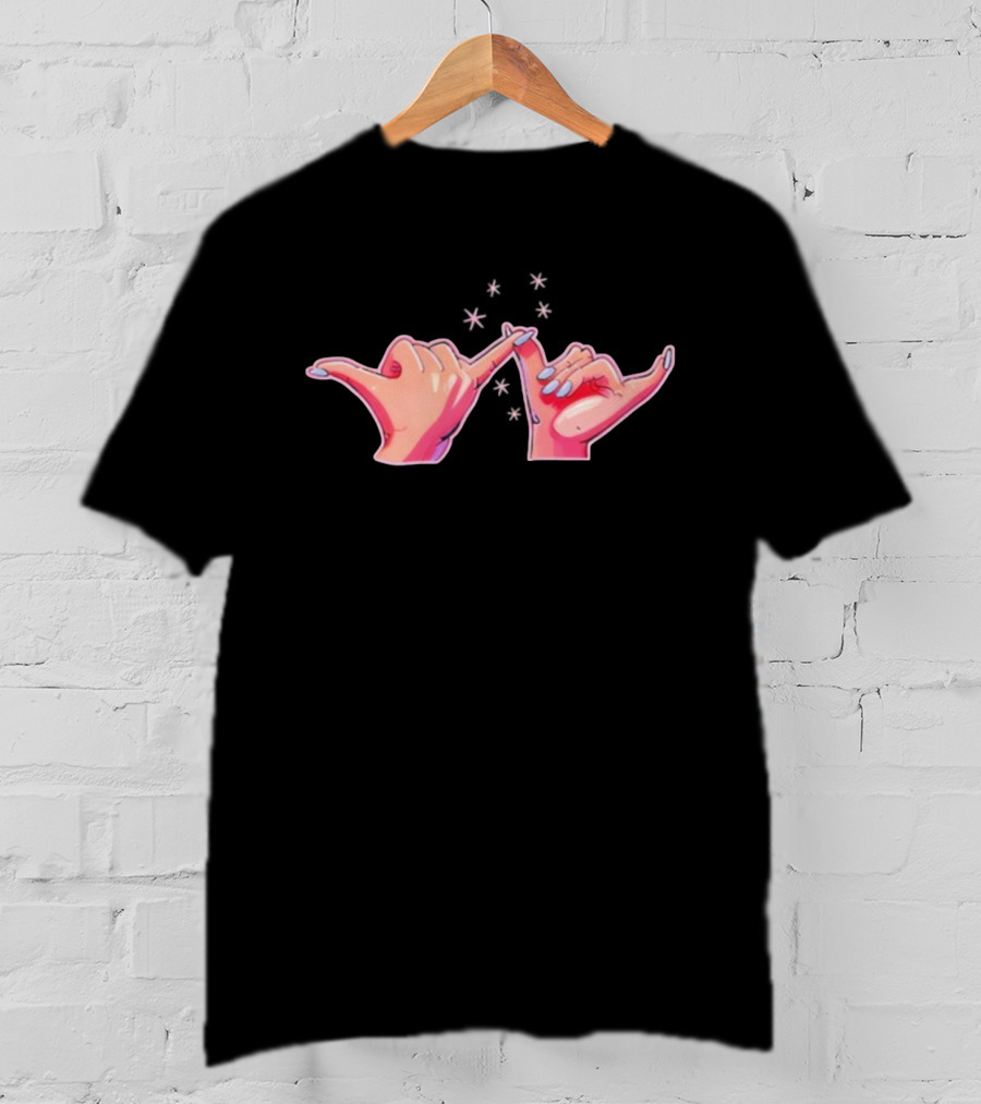 Katseye Touch Hands Pinky Promise Gesture T-Shirt