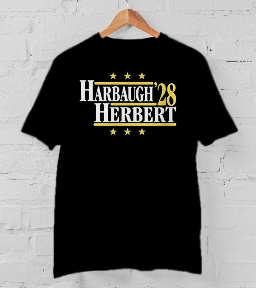 Harbaugh '28 Herbert Los Angeles Chargers Showdown 2028 T-Shirt