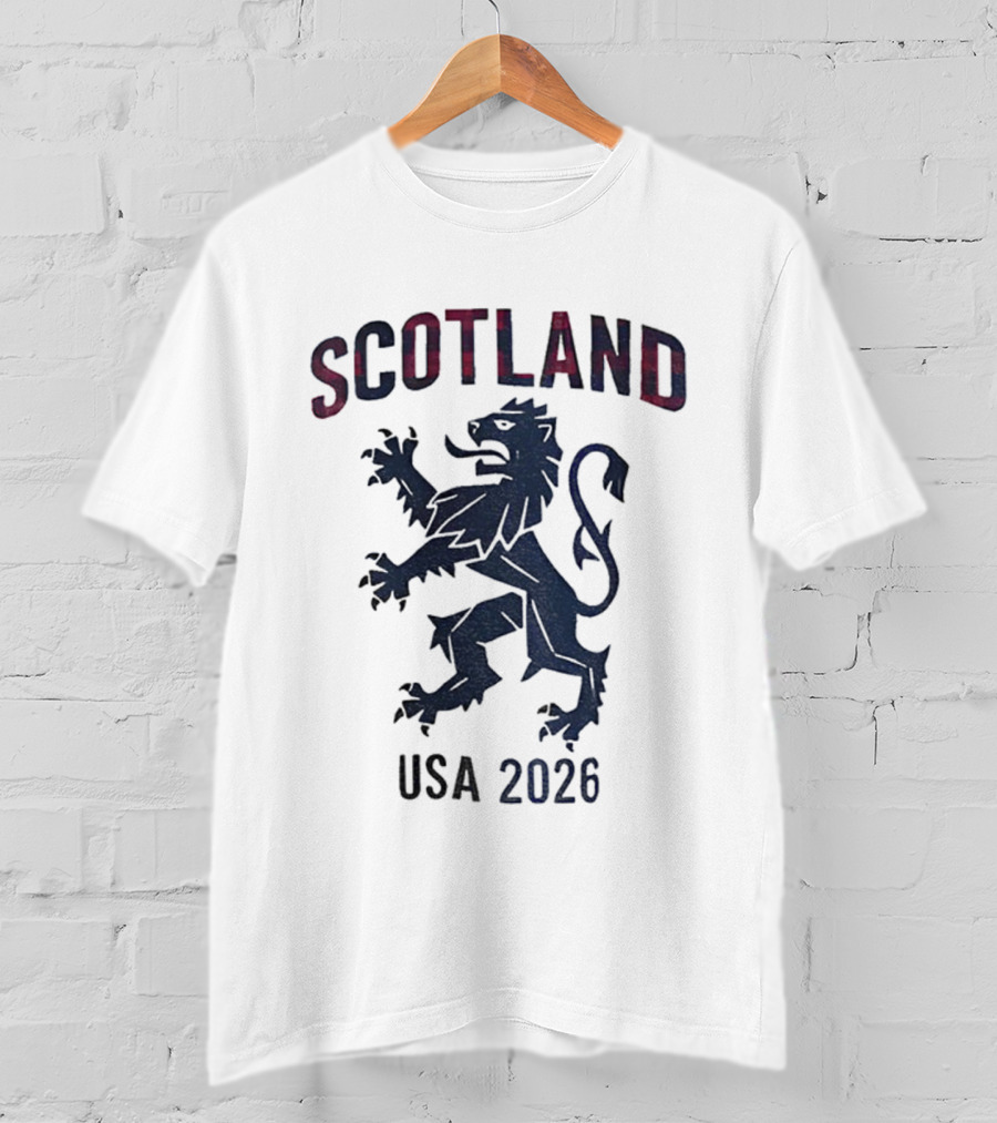 Scotland Lion Emblem USA 2026 T-Shirt