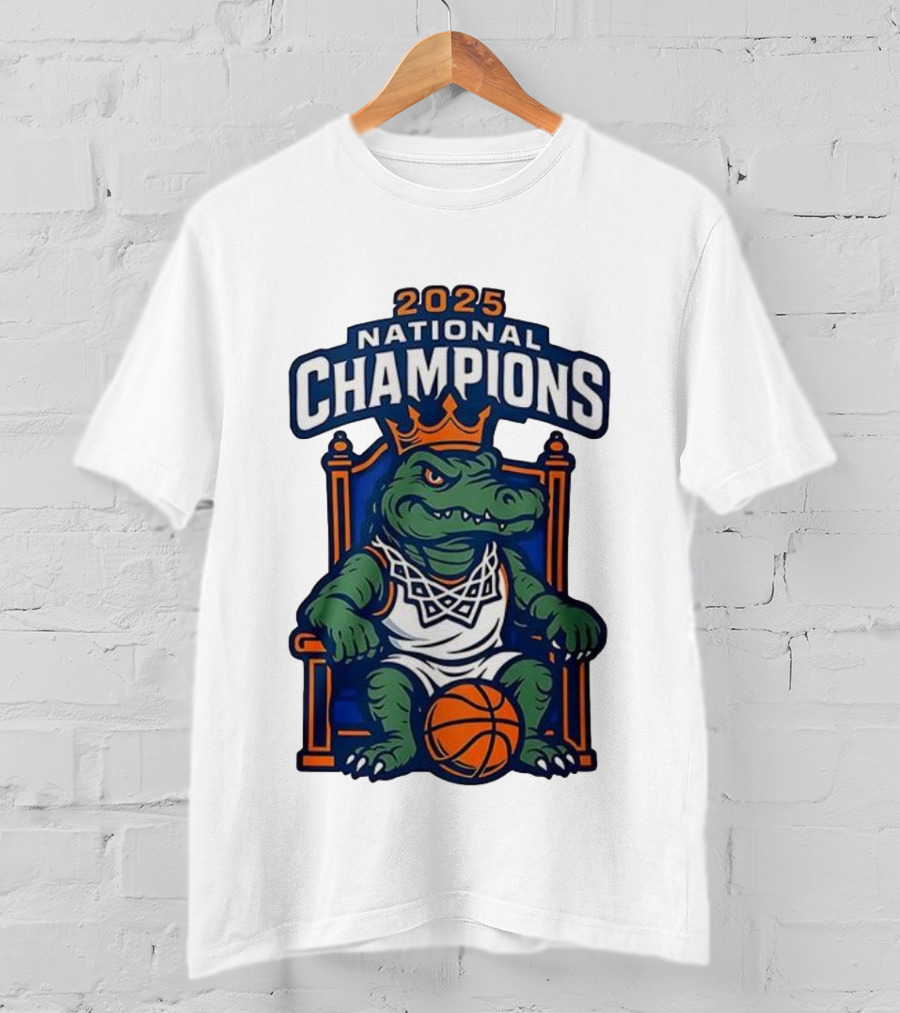 2025 Florida Gators Basketball Mascot National Champions T-Shirt