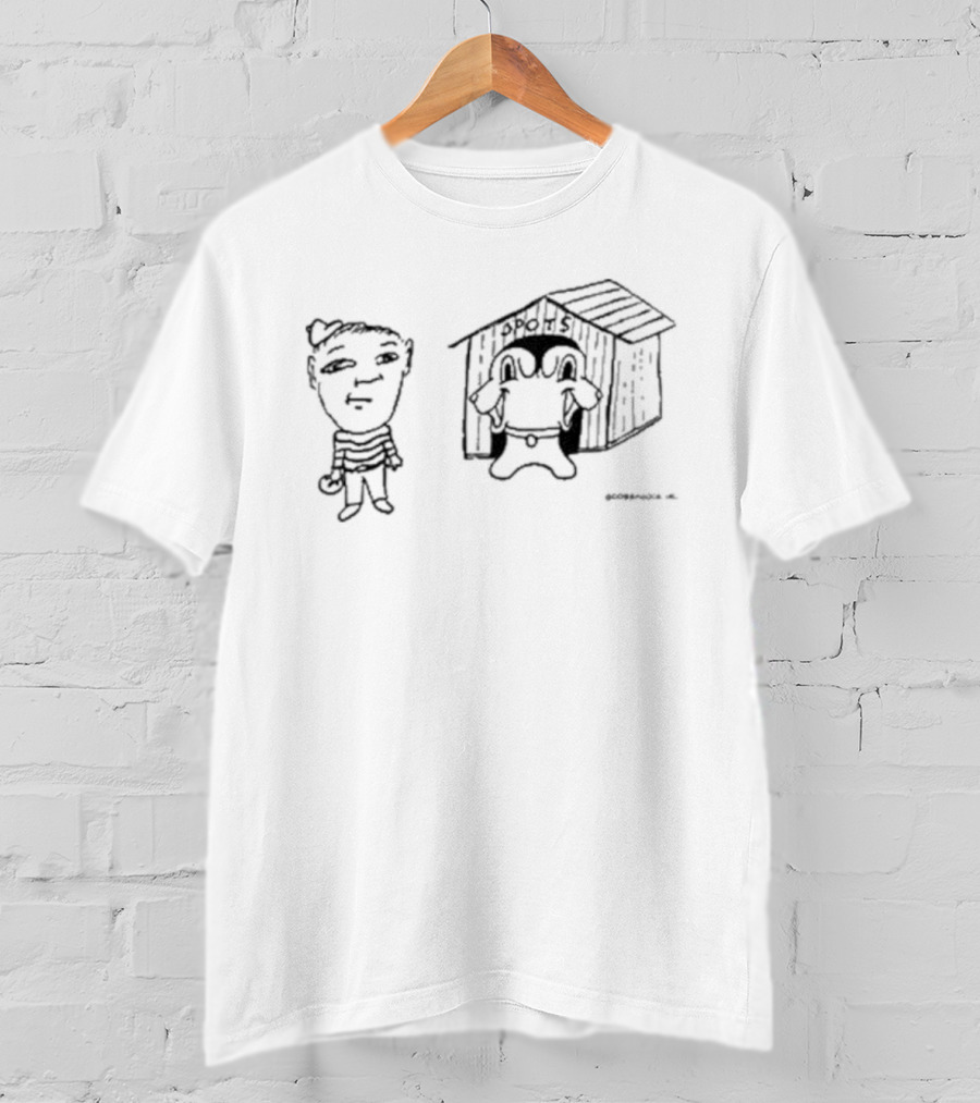 Goobsmooch Spots House Character Drawing T-Shirt