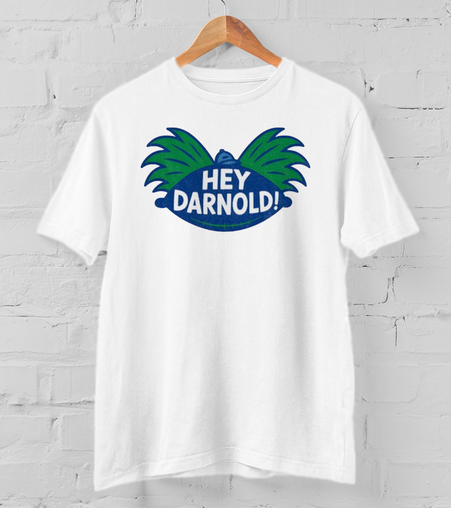 Hey Darnold Hey Arnold Seahawks Football Fusion T-Shirt