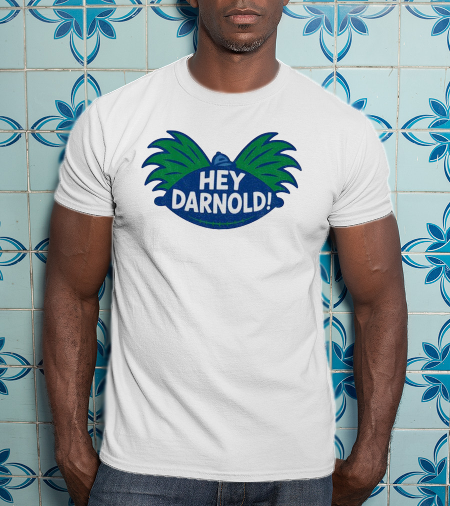 Hey Darnold Hey Arnold Seahawks Football Fusion T-Shirt