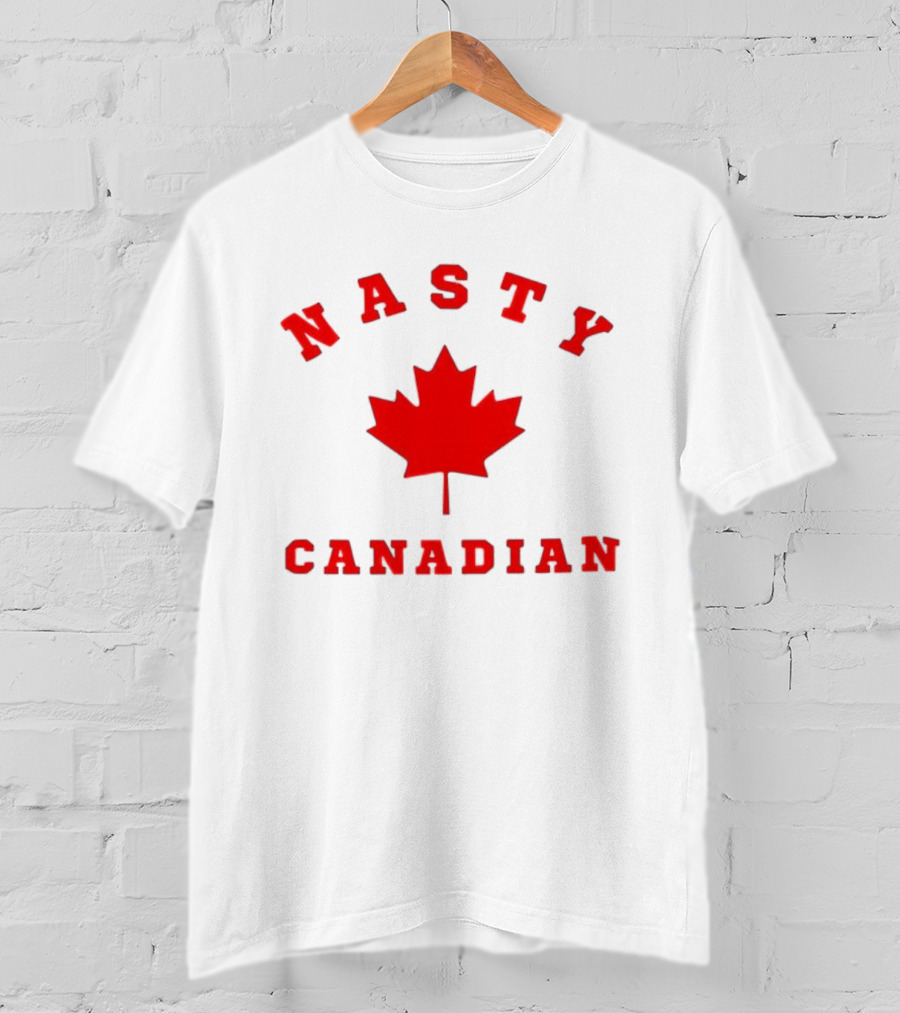 Nasty Canadian Maple Leaf Emblem T-Shirt