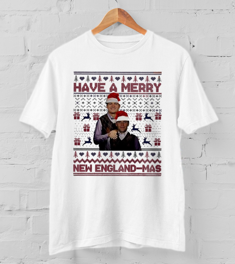 Have A Merry New England-Mas Ugly Christmas T-Shirt