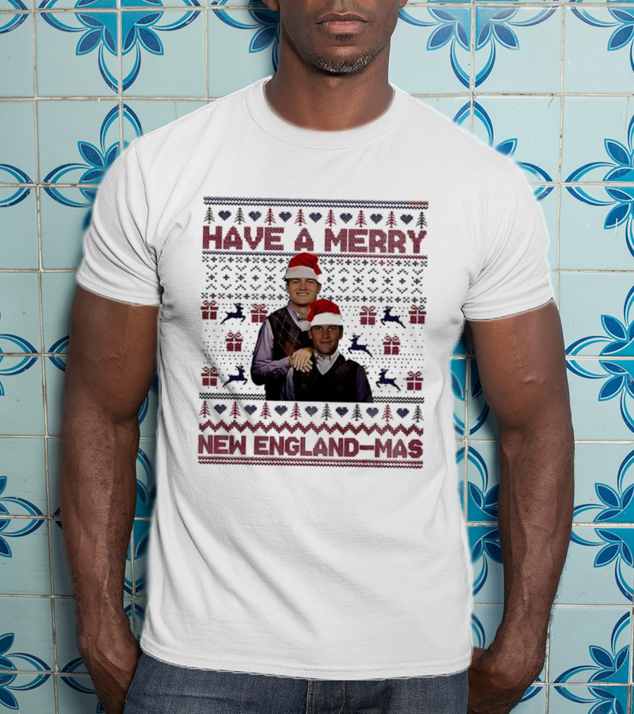 Have A Merry New England-Mas Ugly Christmas T-Shirt