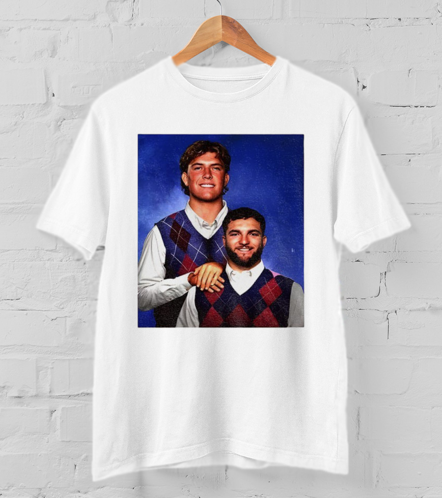 NY Giants Step Brothers Dart And Cam Football Duo T-Shirt