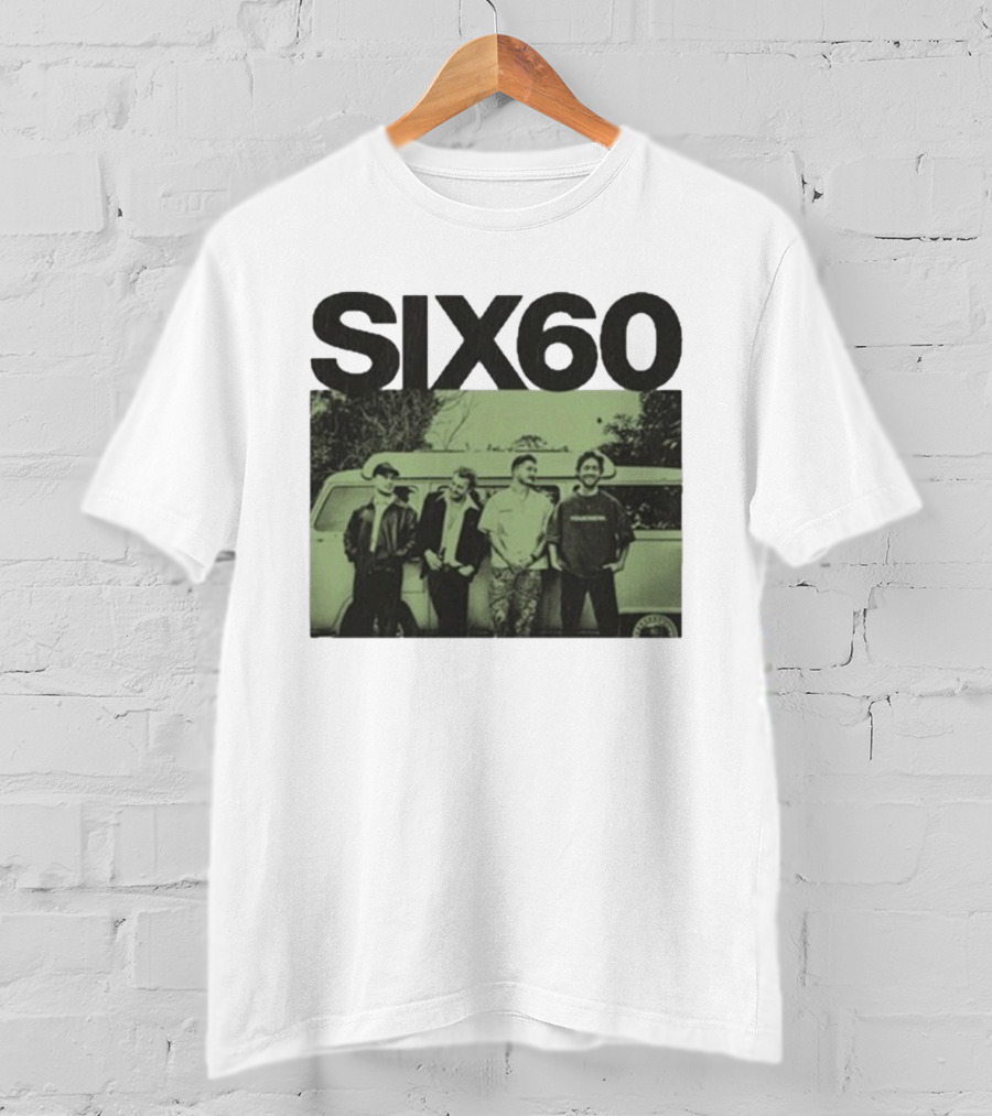SIX60 The Van Band Photo Vintage Style T-Shirt