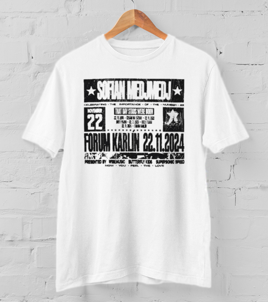 Sofian Medjmedj Czechoslovakia Event Forum Karlin 22 11 2024 T-Shirt