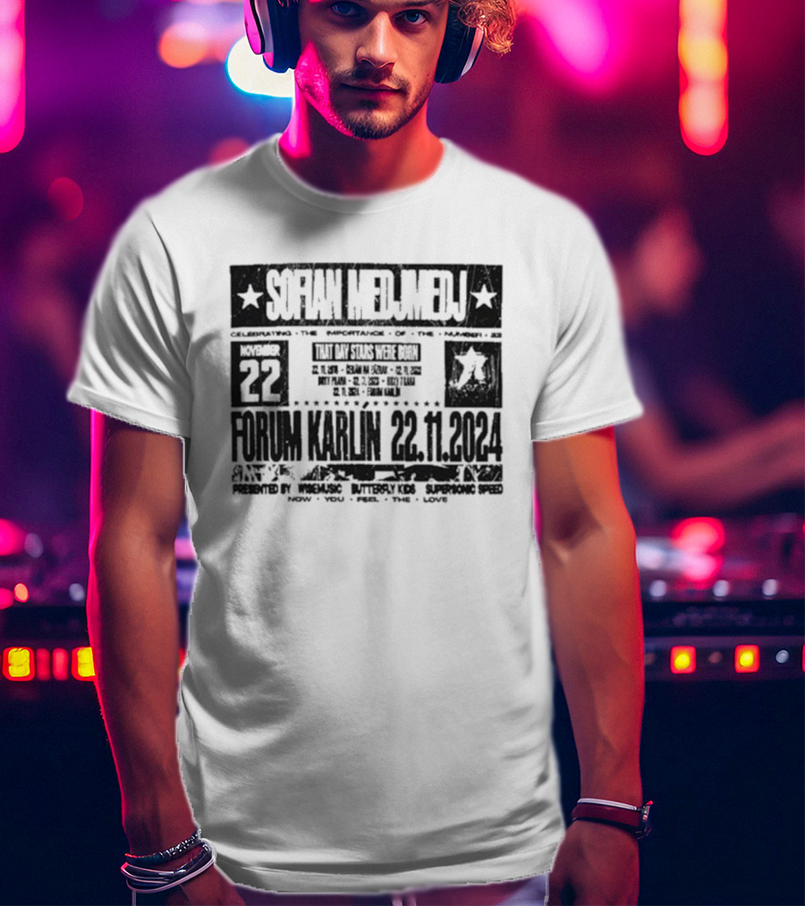 Sofian Medjmedj Czechoslovakia Event Forum Karlin 22 11 2024 T-Shirt