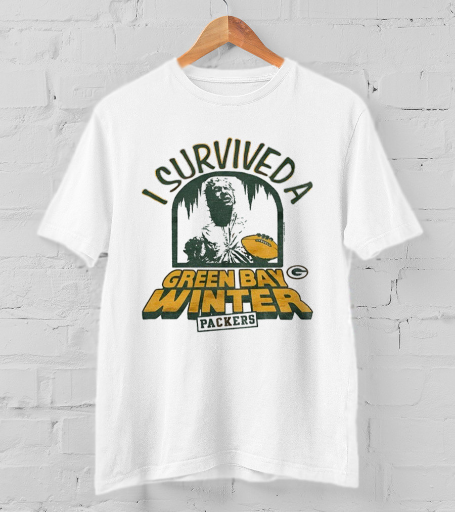 I Survived A Green Bay Winter Packers Star Wars Crossover T-Shirt