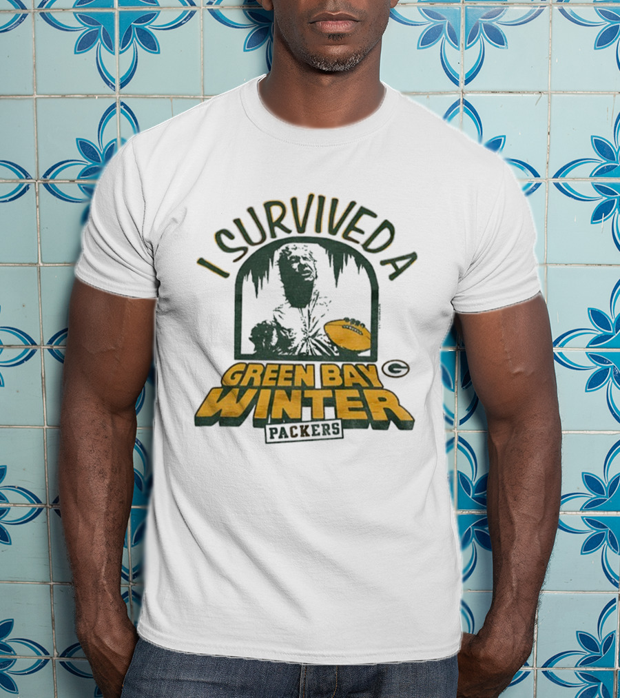I Survived A Green Bay Winter Packers Star Wars Crossover T-Shirt
