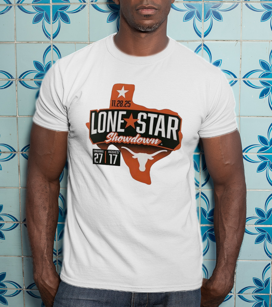 11.28.25 Lone Star Showdown Texas Longhorns 27 Aggies 17 T-Shirt