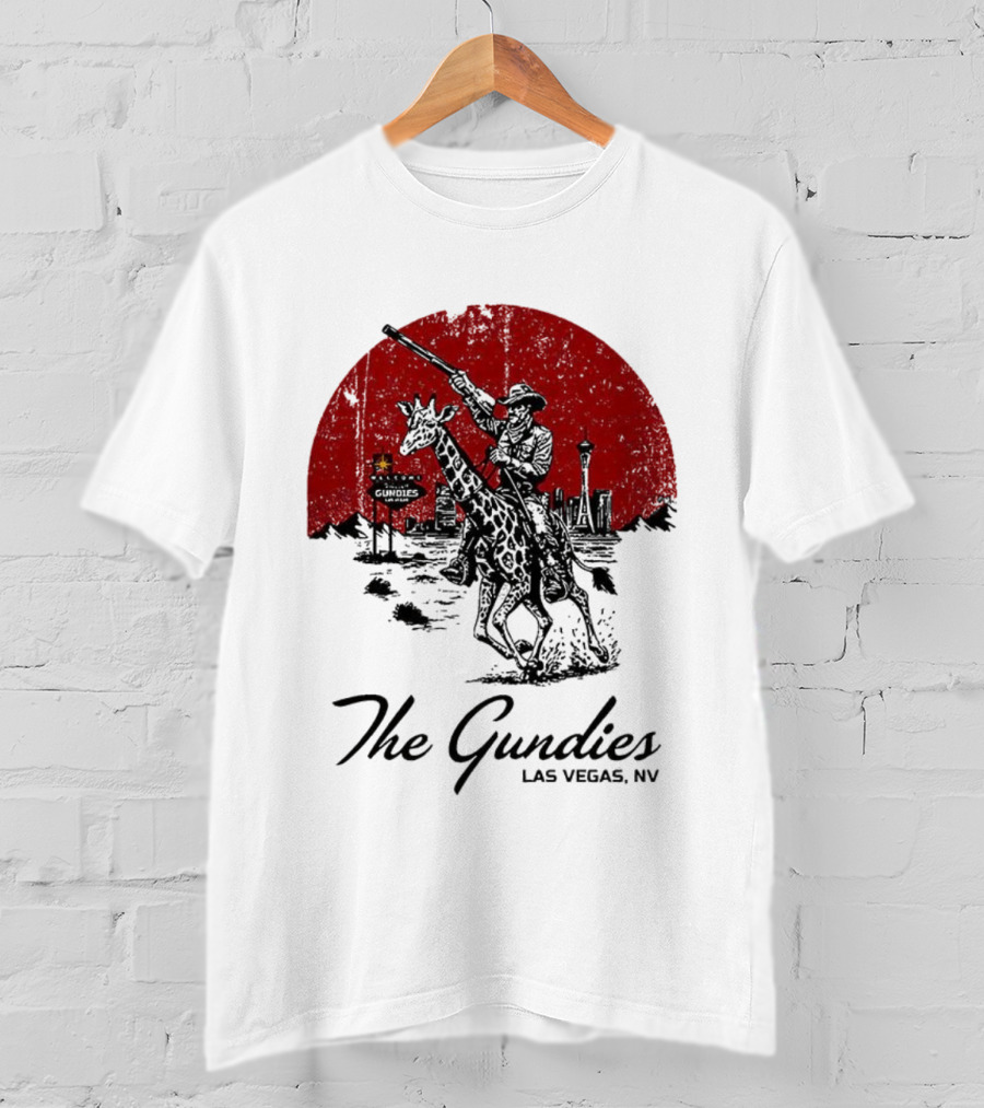The Gundies Las Vegas Cowboy Giraffe Adventure T-Shirt
