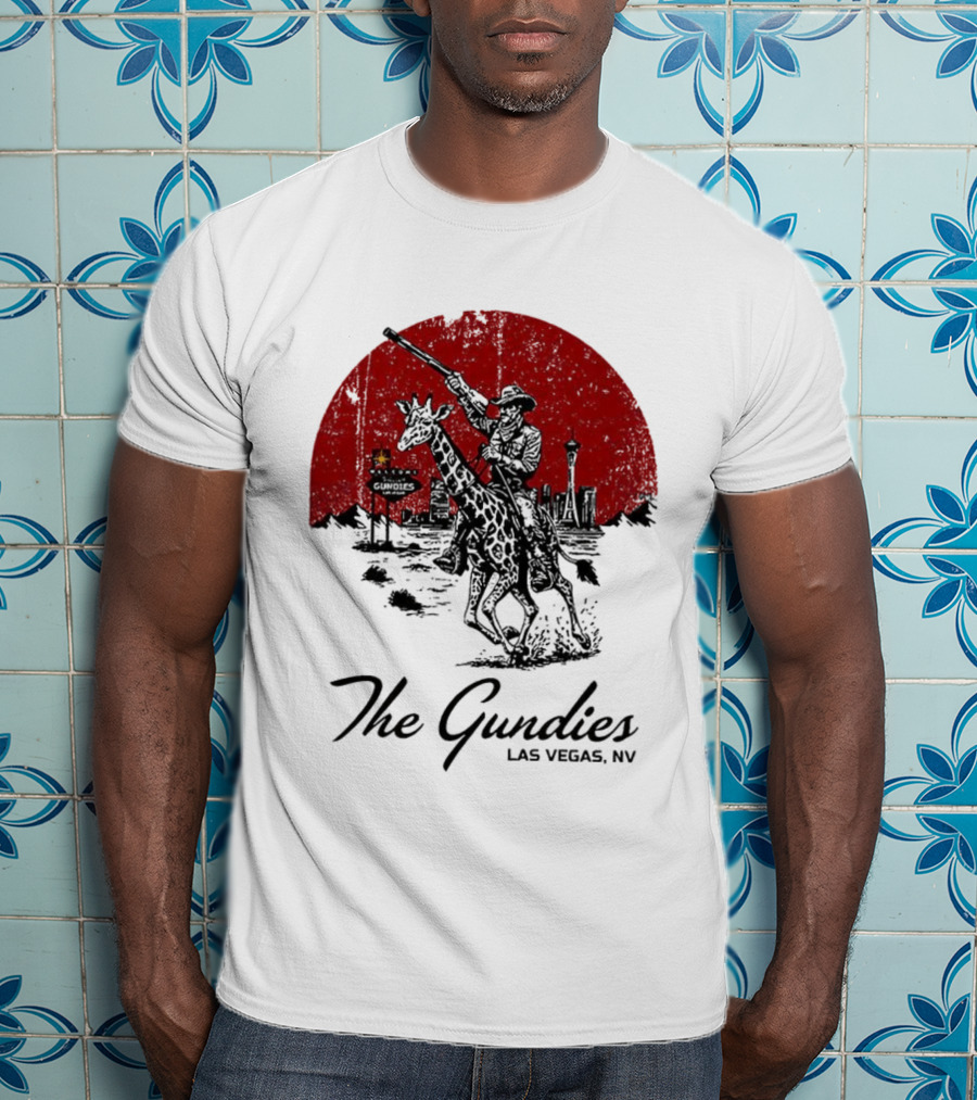The Gundies Las Vegas Cowboy Giraffe Adventure T-Shirt
