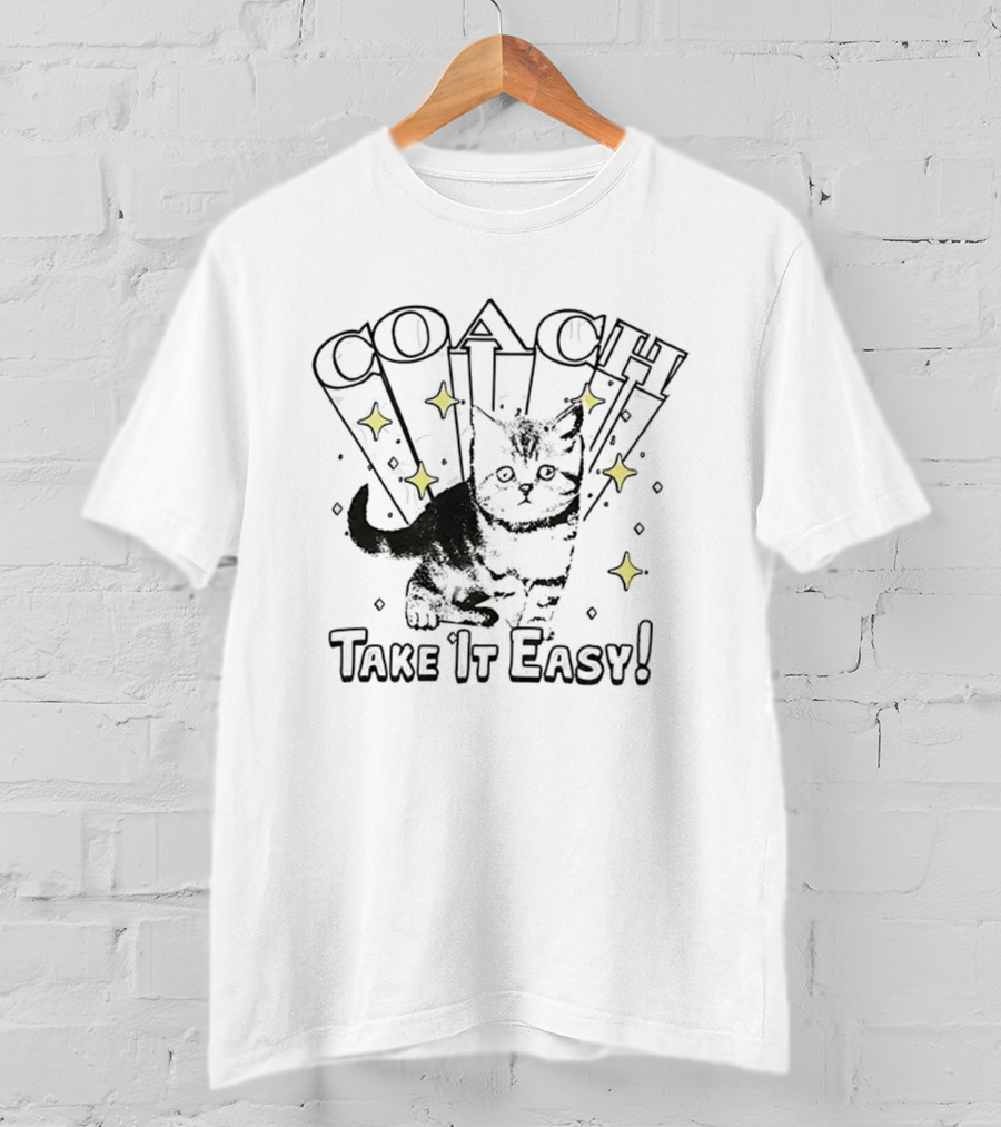 COACH Cat Take It Easy Stars T-Shirt
