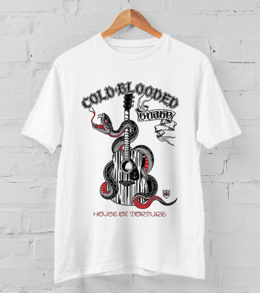 Cold Blooded Snake Guitar House Of Torture T-Shirt