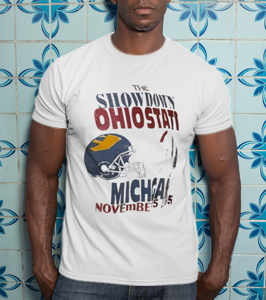 Ohio State Buckeyes Vs Michigan Wolverines Showdown November 25th 1995 T-Shirt