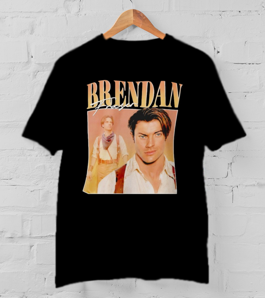 Brendan Fraser 90s Retro Style T-Shirt