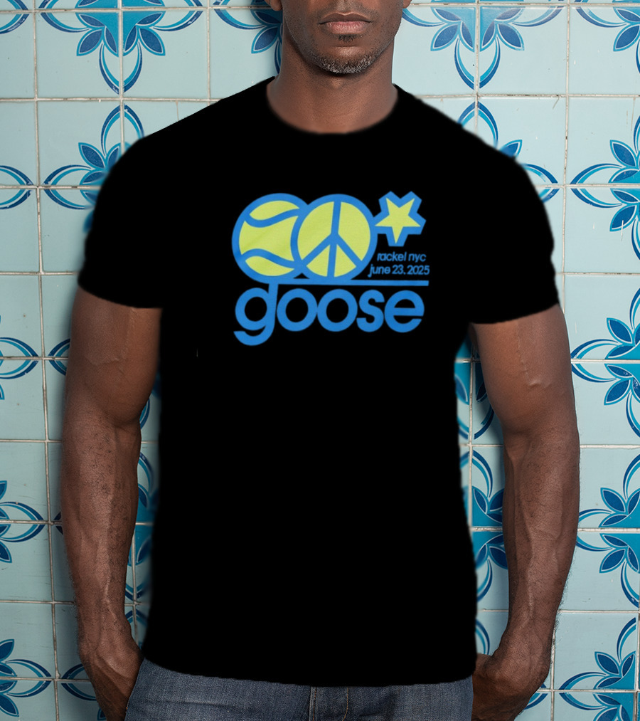 Goose Tennis Peace Star Event NYC June 23 2025 T-Shirt