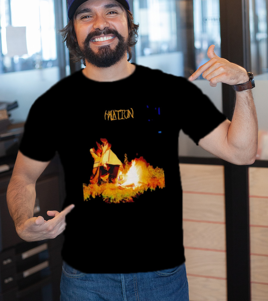 Halation Campfire Tour 2026 Cozy Wilderness Adventure T-Shirt