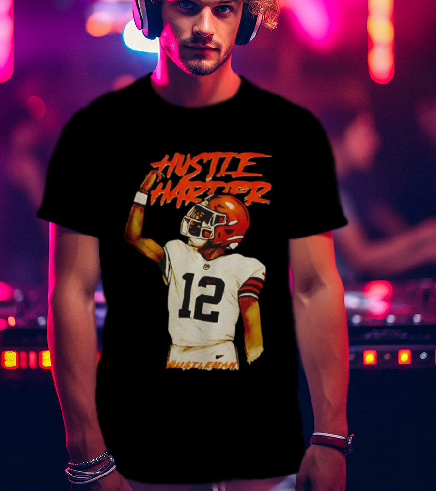 Hustle Harder 12 AU$TLEUWAN Legendary Shedeur Man T-Shirt